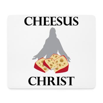 Geräucherter Gouda Design und Gouda-Feinschmecker - Mousepad (Querformat) - Weiß - Vorne