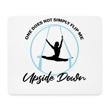 Aerial Silk Dancer für Aerial Ribbon und Aerialist - Mousepad (Querformat) - Weiß - Vorne