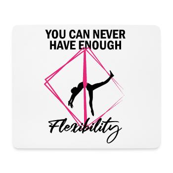 Aerial Silk Dancer für Aerial Ribbon und Aerialist - Mousepad (Querformat) - Weiß - Vorne