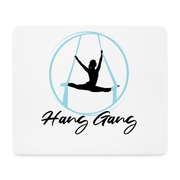 Aerial Silk Dancer for Aerial Ribbon and Aerialist - Mouse Pad (horizontal) - white - Front