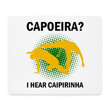 Afro-brasilianischer Tanz Spruch für Capoeira - Mousepad (Querformat) - Weiß - Vorne