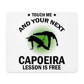 Brasilianische Kampfkunst für Capoeira Instrumente - Mousepad (Querformat) - Weiß - Vorne