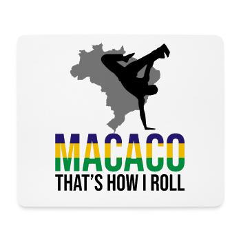 Brasilianische Kampfkunst für Capoeira Instrumente - Mousepad (Querformat) - Weiß - Vorne