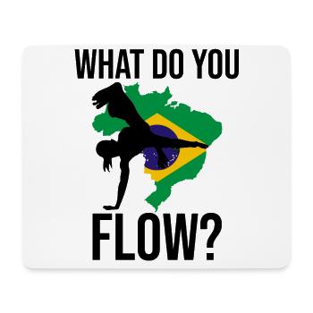 Afro-brasilianischer Tanz Spruch für Capoeira - Mousepad (Querformat) - Weiß - Vorne