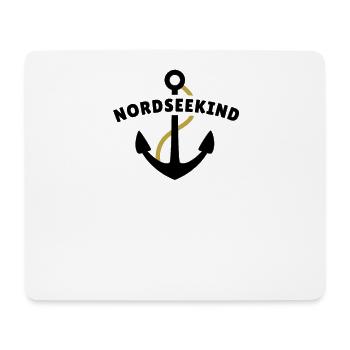 Nordseekind - Mousepad (Querformat) - Weiß - Vorne