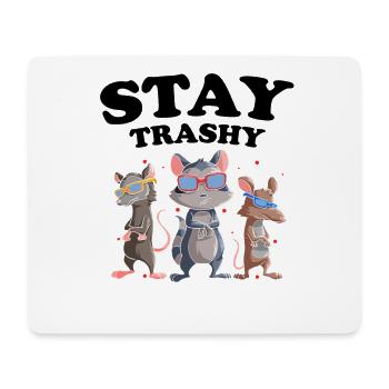 Conception de raton laveur pour opossum et opossums - Tapis de souris (format paysage) - blanc - Devant