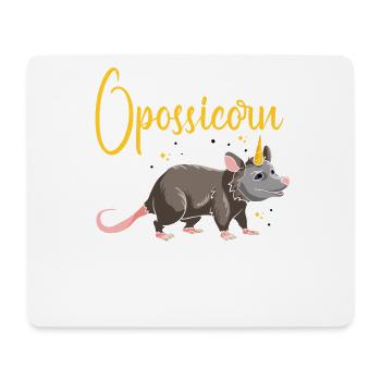 Conception de raton laveur pour opossum et opossums - Tapis de souris (format paysage) - blanc - Devant