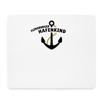 Flensburger Hafenkind - Mousepad (Querformat) - Weiß - Vorne
