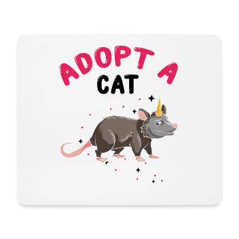 Sariga Design pour opossum et raton laveur - Tapis de souris (format paysage) - blanc - Devant