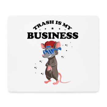 Sariga Design für Opossum und Waschbär - Mousepad (Querformat) - Weiß - Vorne