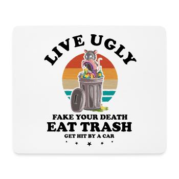 Waschbär Design für Possum und Beutelratte - Mousepad (Querformat) - Weiß - Vorne