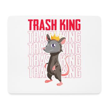 Sariga Design für Opossum und Waschbär - Mousepad (Querformat) - Weiß - Vorne