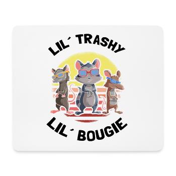 Design de Sariga pour l’opossum et le raton laveur - Tapis de souris (format paysage) - blanc - Devant