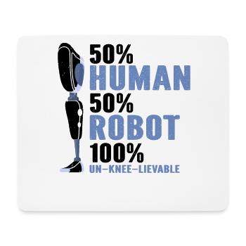 Leg prosthesis design and leg prostheses - Mouse Pad (horizontal) - white - Front