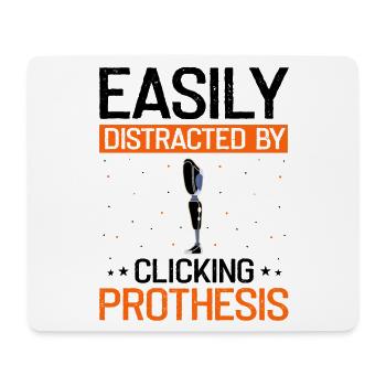 Beinprothesendesign und Beinprothesen - Mousepad (Querformat) - Weiß - Vorne