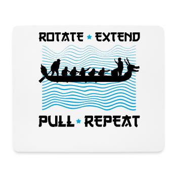 Chinese Boat Race for Dragon Boat Trainers - Mouse Pad (horizontal) - white - Front