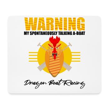 Dragon Boat Paddling for Dragon Boat Race Festival - Mouse Pad (horizontal) - white - Front