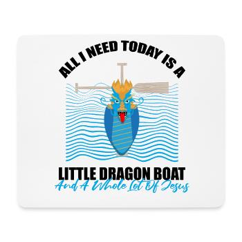Dragon Boat Paddling for Dragon Boat Race Festival - Mouse Pad (horizontal) - white - Front