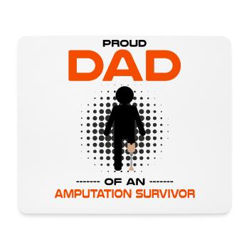 Bionic leg design for leg prostheses - Mouse Pad (horizontal) - white - Front