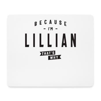 Lillian Name Personalized Birthday Name Lillian - Mouse Pad (horizontal) - white - Front