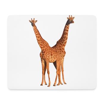 Girafes Massaï - Girafe - Faune en Afrique - Tapis de souris (format paysage) - blanc - Devant