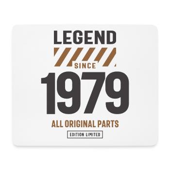 Legend Since 1979 44th birthday - Mouse Pad (horizontal) - white - Front