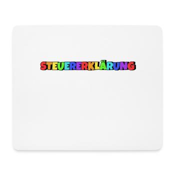 Steuererklärung - Mousepad (Querformat) - Weiß - Vorne