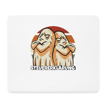 Steuererklärung - Mousepad (Querformat) - Weiß - Vorne