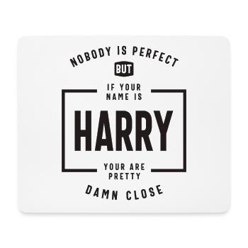 Harry: Pretty Damn Close to Perfect - Mouse Pad (horizontal) - white - Front
