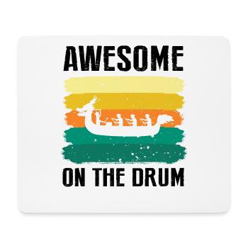 Drachenboot Crew und Drachenbootfahren - Mousepad (Querformat) - Weiß - Vorne
