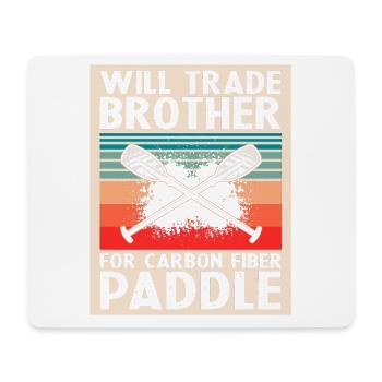 Dragon Boat Trainer and Dragon Boat - Mouse Pad (horizontal) - white - Front