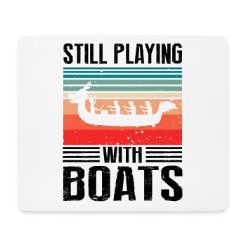 Chinese Boat Race for Dragon Boat Trainers - Mouse Pad (horizontal) - white - Front