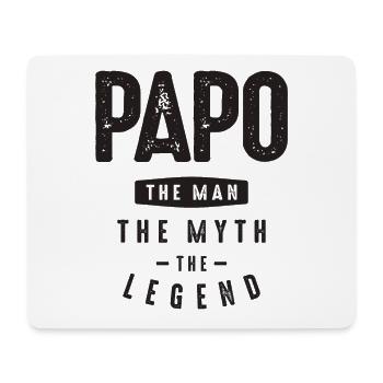 Papo The Man The Myth The Legend - Grandpa - Mouse Pad (horizontal) - white - Front
