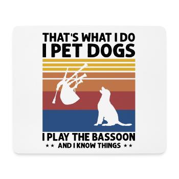 Bagpipes for bagpipe instructors and bagpipers - Mouse Pad (horizontal) - white - Front