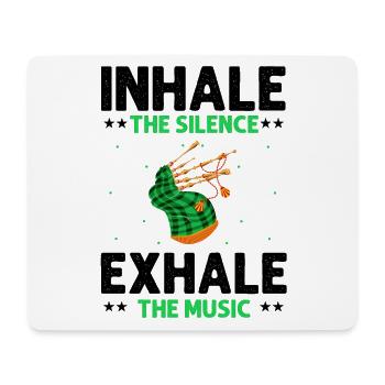 Bagpipes for bagpipe instructors and bagpipers - Mouse Pad (horizontal) - white - Front