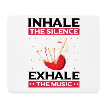 Scotsman Zitat für Dudelsackmusiker und Dudelsack - Mousepad (Querformat) - Weiß - Vorne