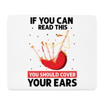 Bagpipe teacher quote and bagpipe players - Mouse Pad (horizontal) - white - Front