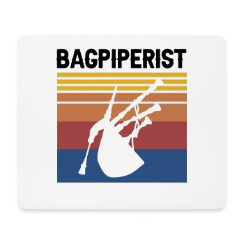Bagpipes for bagpipe instructors and bagpipers - Mouse Pad (horizontal) - white - Front