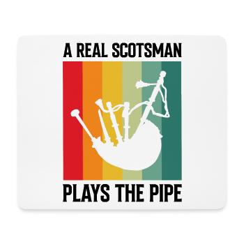 Bagpipe teacher quote and bagpipe players - Mouse Pad (horizontal) - white - Front
