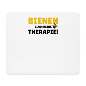 Bienen sind meine Therapie - Mousepad (Querformat) - Weiß - Vorne