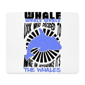 Citation de baleine pour le rorqual bleu et le béluga - Tapis de souris (format paysage) - blanc - Devant