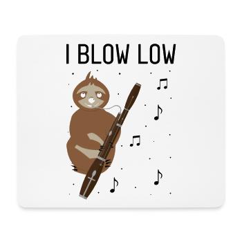 Fagottist Design für Holzbläser Orchestra - Mousepad (Querformat) - Weiß - Vorne