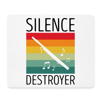 Fagott für Fagottrohr und Fagottist - Mousepad (Querformat) - Weiß - Vorne