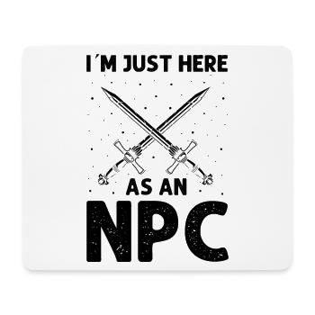 Larping für Fantasy-Rollenspiele und Schwertkämpfe - Mousepad (Querformat) - Weiß - Vorne