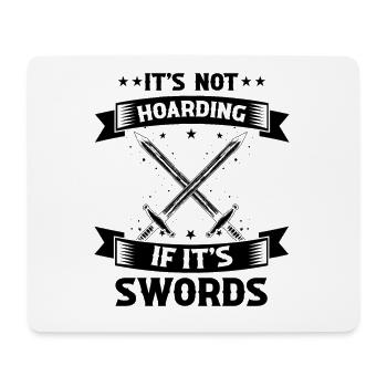 Citation Larping pour le jeu de rôle et Larper - Tapis de souris (format paysage) - blanc - Devant
