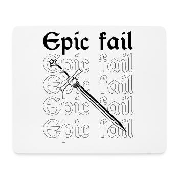 Larping für Fantasy-Rollenspiele und Schwertkämpfe - Mousepad (Querformat) - Weiß - Vorne
