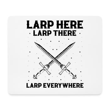Fantasy-Rollenspiel Zitat für Schwertkampf - Mousepad (Querformat) - Weiß - Vorne