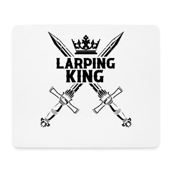 Larping für Fantasy-Rollenspiele und Schwertkämpfe - Mousepad (Querformat) - Weiß - Vorne