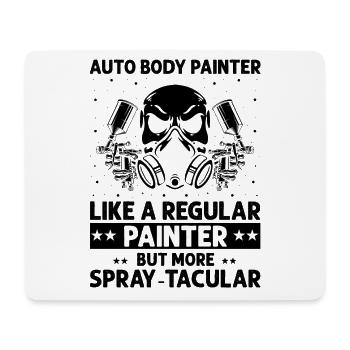 Body technician saying for car painters - Mouse Pad (horizontal) - white - Front