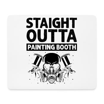 Car painter for body technicians - Mouse Pad (horizontal) - white - Front